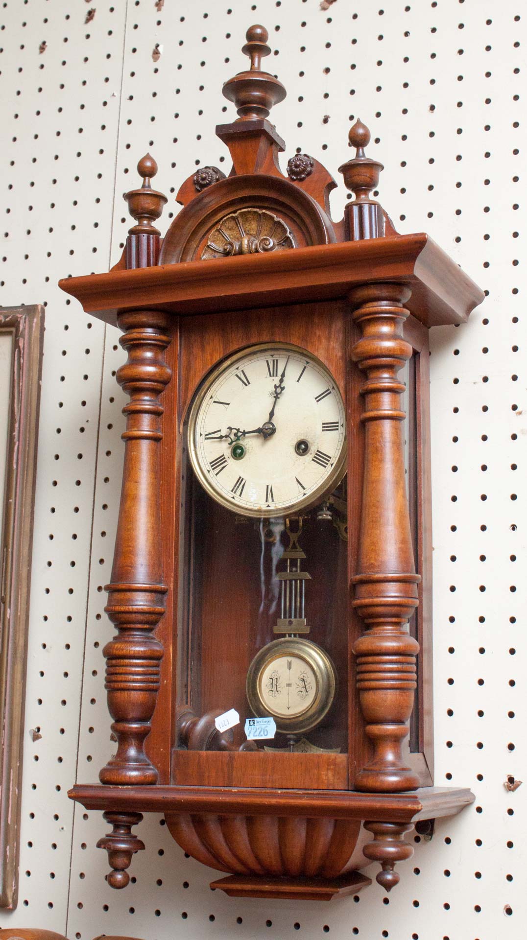 Appraisal: Victorian hanging wall clock