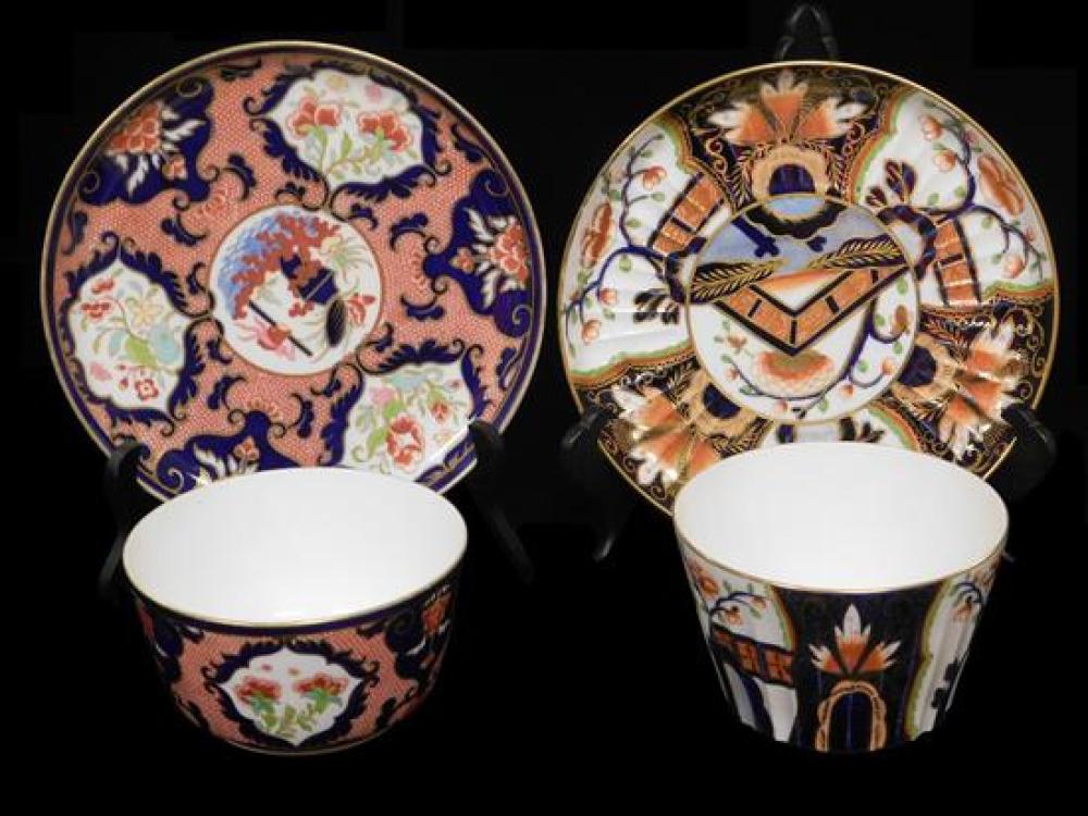 Appraisal: Royal Crown Derby porcelain four pieces including two deep bowls