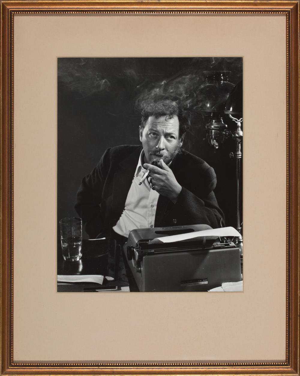 Appraisal: Yousuf Karsh Amrmenian Canadian - Tennessee Williams negative creation date