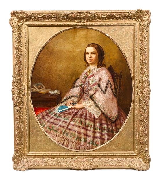 Appraisal: Sale Lot William Percy British - Portrait of a Seated