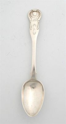 Appraisal: Scottish provincial a William IV Kings pattern teaspoon single struck