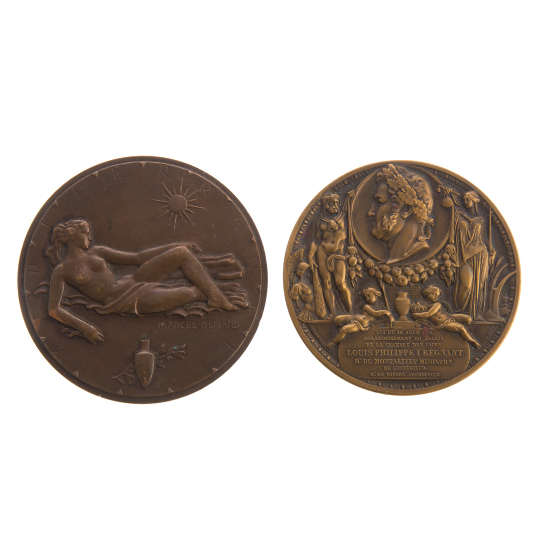 Appraisal: Medals French Louis Philippe I Regnant Size is inches bronze