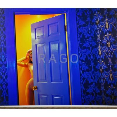 Appraisal: Guido Argentini Italian b Thea Through a Blue Door C-print