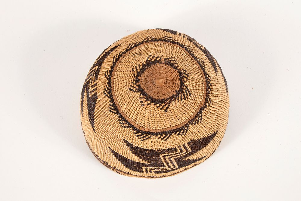 Appraisal: Hupa Basketry Hat Hupa Basketry Hat Basketry Hat height x