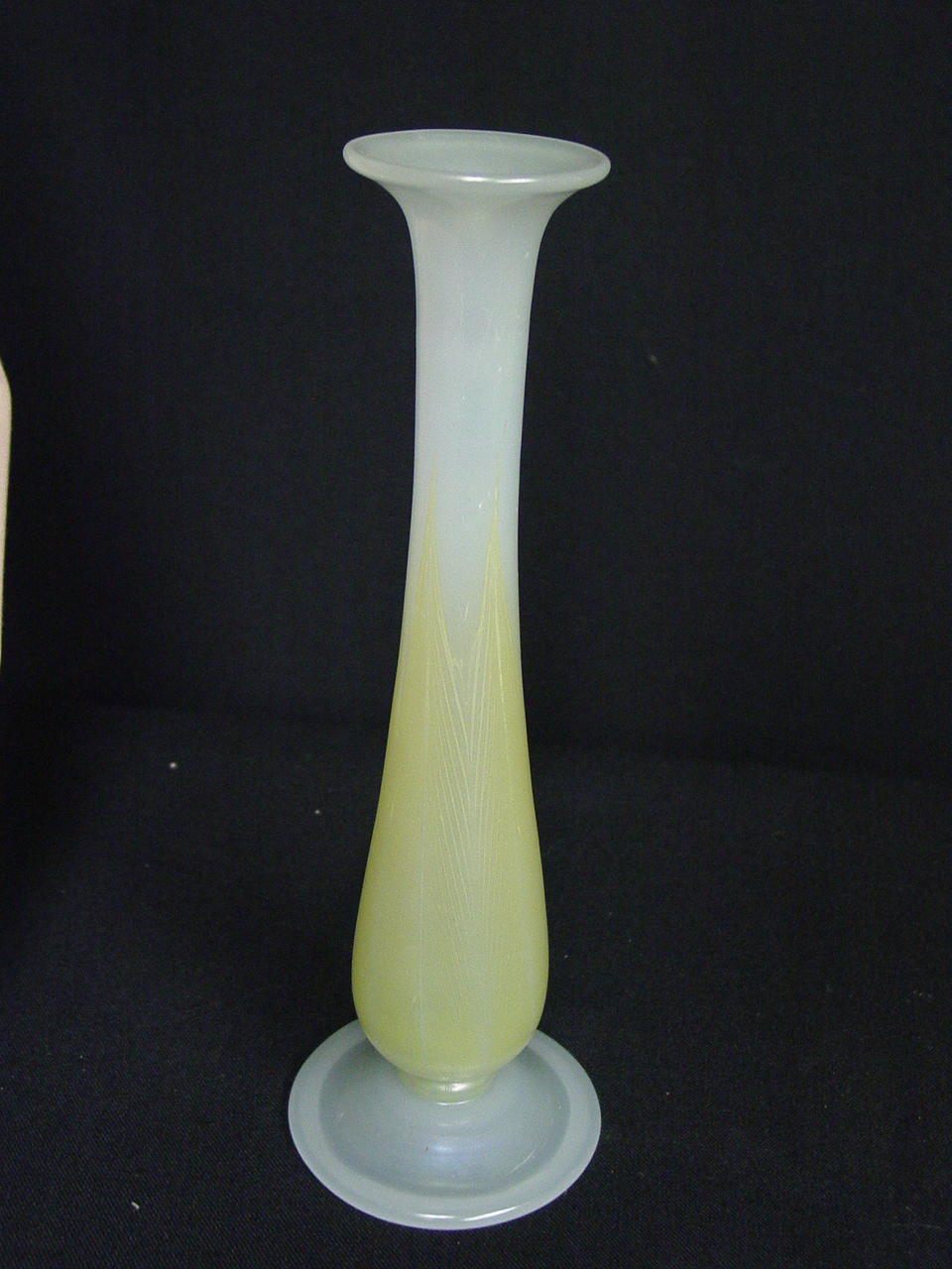 Appraisal: SIGNED L C TIFFANY FAVRILLE J VASE bud vase estate