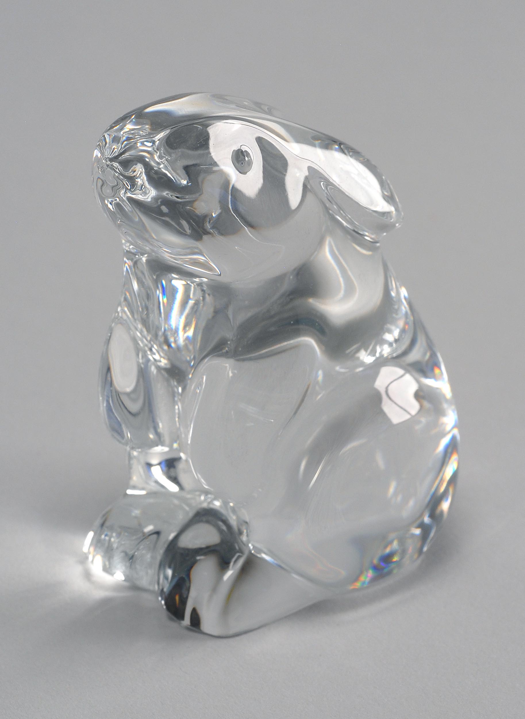 Appraisal: TH CENTURY BACCARAT CRYSTAL RABBIT in seated position Height ConditionUndamaged