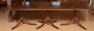 Appraisal: th C English Mahogany Part Banquet Table th C English