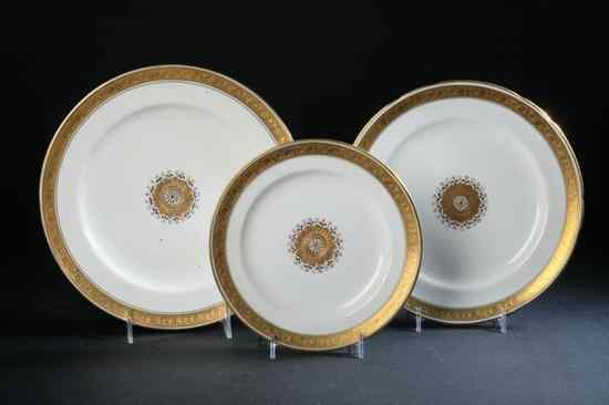 Appraisal: -PIECE MINTONS PORCELAIN PARTIAL DINNER SERVICE Retailed Davis Collamore Co