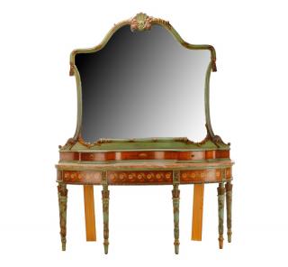 Appraisal: Louis XVI Style Marble Top Vanity New York J N