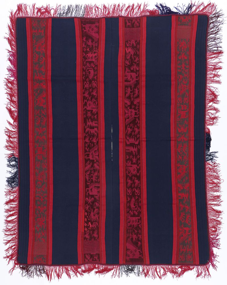 Appraisal: Fine Potolo Poncho Quechua Bolivia Potolo Poncho Quechua Culture Bolivia