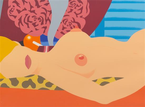 Appraisal: Sale Lot Tom Wesselmann American Nude For Sedfre color screenprint