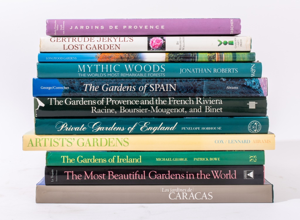 Appraisal: INTERNATIONAL REMARKABLE GARDENS REFERENCE BOOK Eleven reference books on international