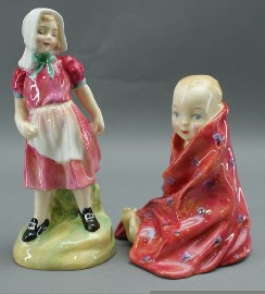 Appraisal: A Royal Doulton figure 'This Little Pig' together with a