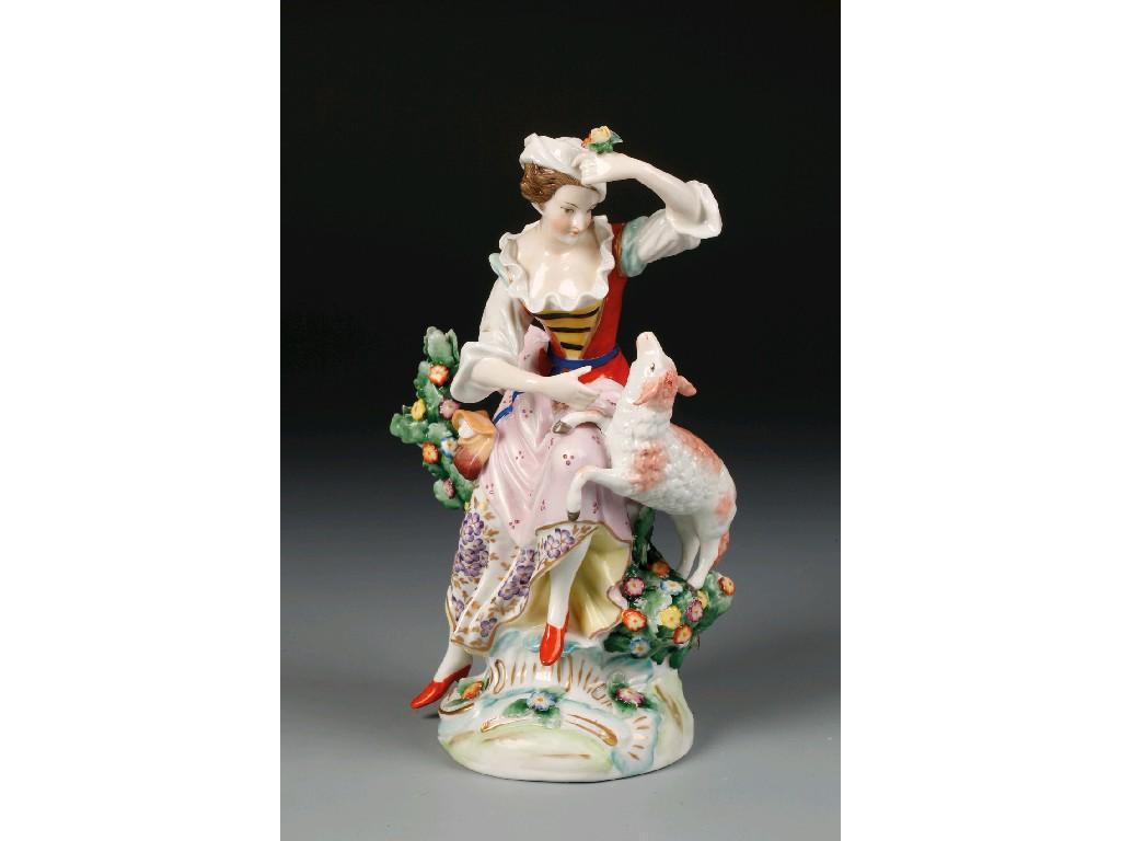 Appraisal: A LATE MEISSEN FIGURE OF A DRUM HORSE with a