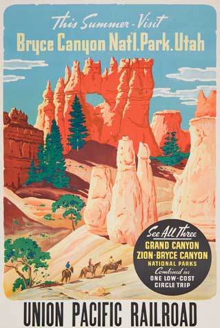 Appraisal: ANONYMOUS BRYCE CANYON NAT'L PARK UTAH x inches x cm