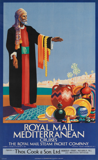 Appraisal: VARIOUS ARTISTS ROYAL MAIL MEDITERRANEAN Two posters Sizes vary The