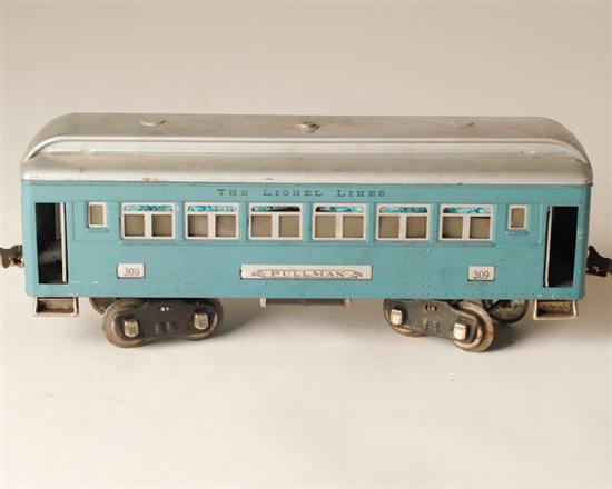 Appraisal: Lionel Standard Gauge Pullman pale blue body silver roof no