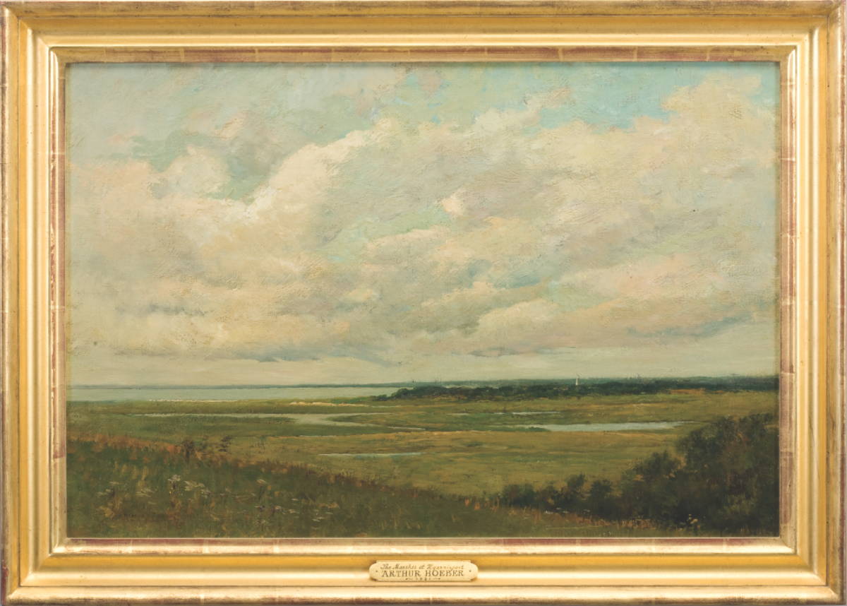 Appraisal: ARTHUR HOEBER AMERICAN - THE MARSHES AT HYANNISPORT Oil on