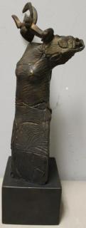 Appraisal: HUNT Howard Richard Abstract Bronze Sculpture Signed and Dated Richard