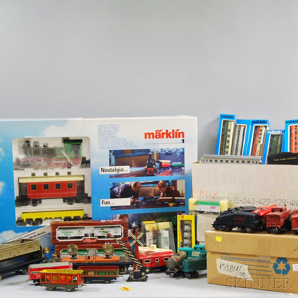 Appraisal: Large Group of Model Trains and Accessories including a Marklin