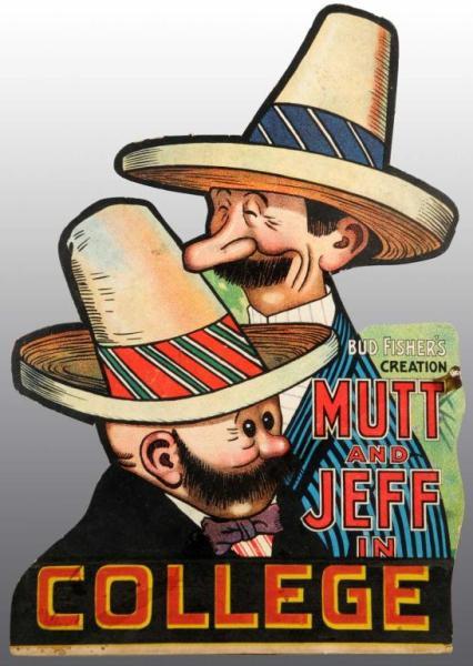 Appraisal: Mutt Jeff Die-Cut Theater Standee Sign Description Cardboard advertising sign