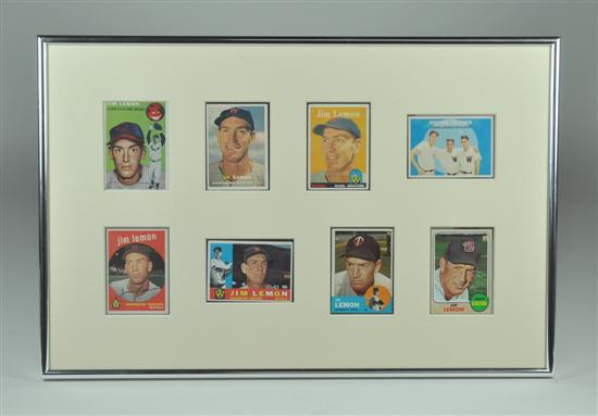 Appraisal: Jim Lemon Baseball Cards Eight Topps baseball cards - Topps