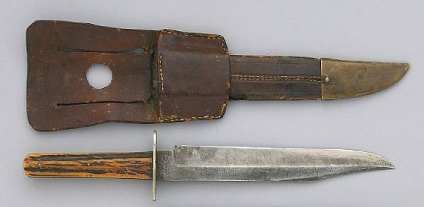 Appraisal: An English bowie knife by John Newton amp Company The