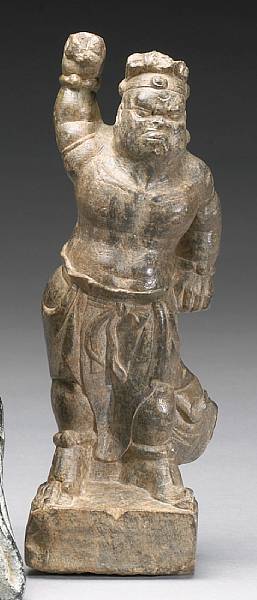 Appraisal: Property from a Pennsylvania Collection Tang Dynasty The deity with