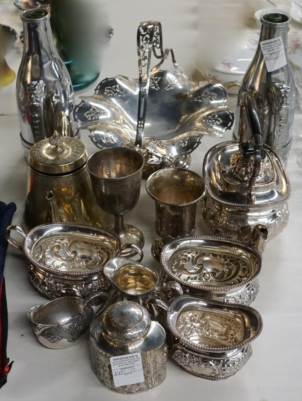 Appraisal: Collection of Assorted Picnic and Tea Metalcraft and Silverplate H