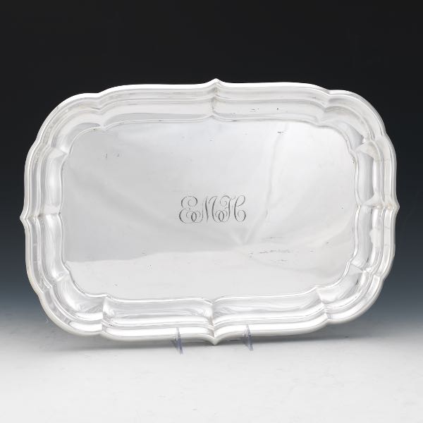 Appraisal: REED BARTON STERLING SILVER TRAY WINDSOR PATTERN DATED x x