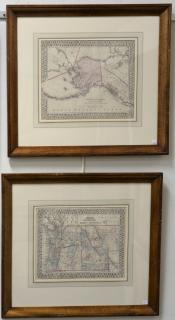 Appraisal: Group of six S Augustus Mitchell county maps including Plan