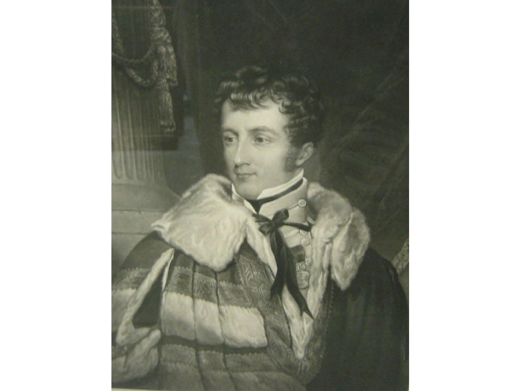 Appraisal: AFTER F WILKIN Portrait of Charles th Duke of Richmond