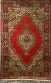 Appraisal: RUG - ' x ' finely woven Persian Tabriz silk