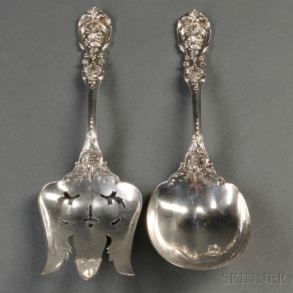 Appraisal: Two Reed Barton Francis I Pattern Sterling Silver Serving Pieces