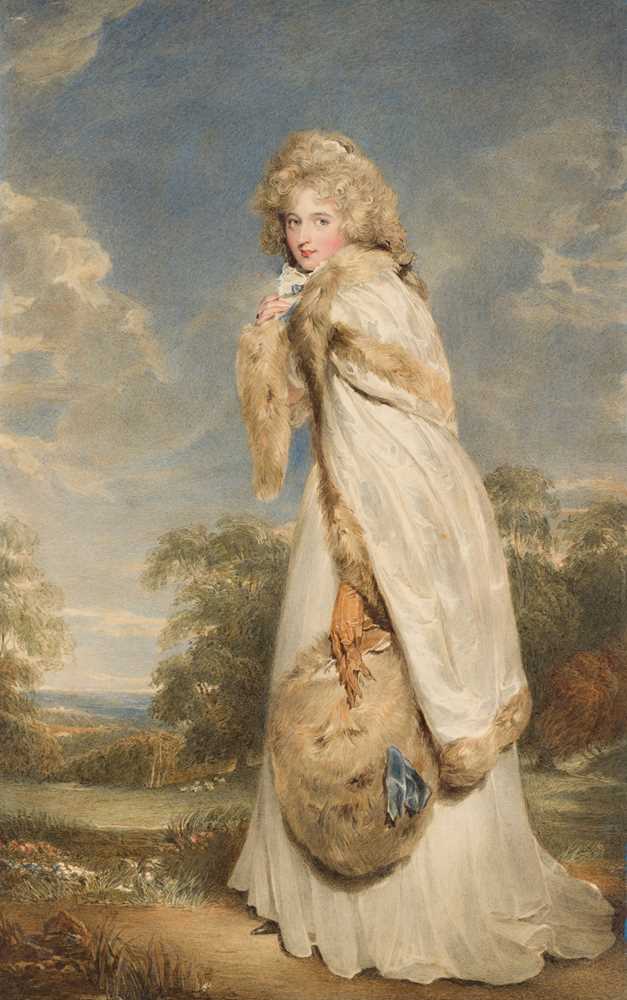 Appraisal: SIR THOMAS LAWRENCE AFTER PORTRAIT OF ELIZABETH FARREN COUNTESS OF