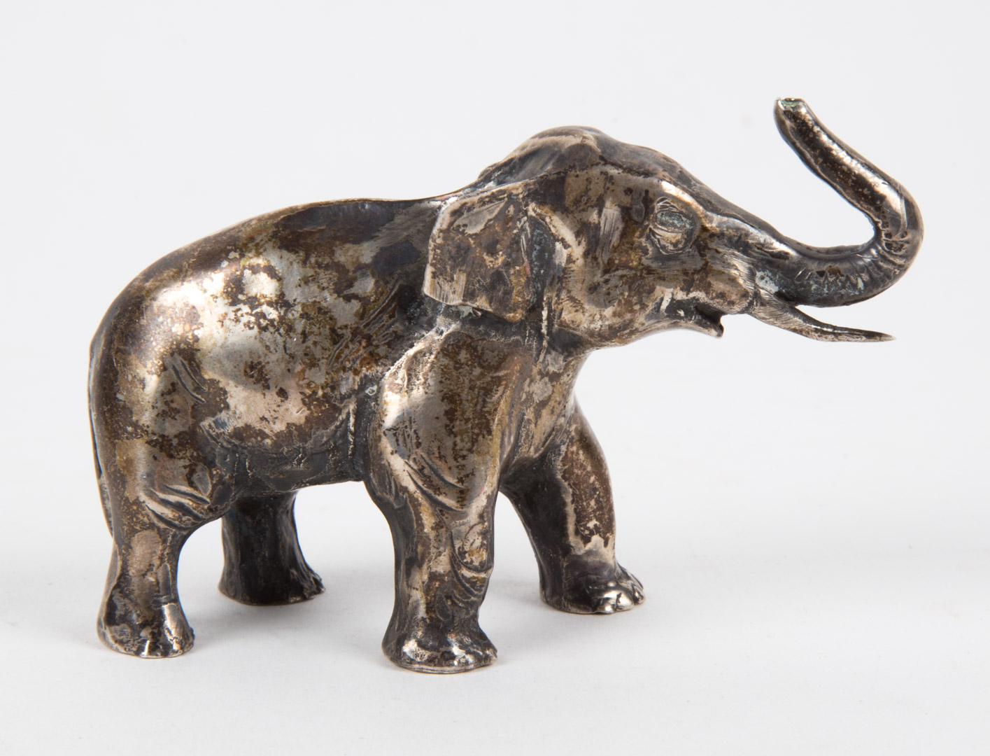 Appraisal: S Kirk Son sterling silver elephant figure in H x