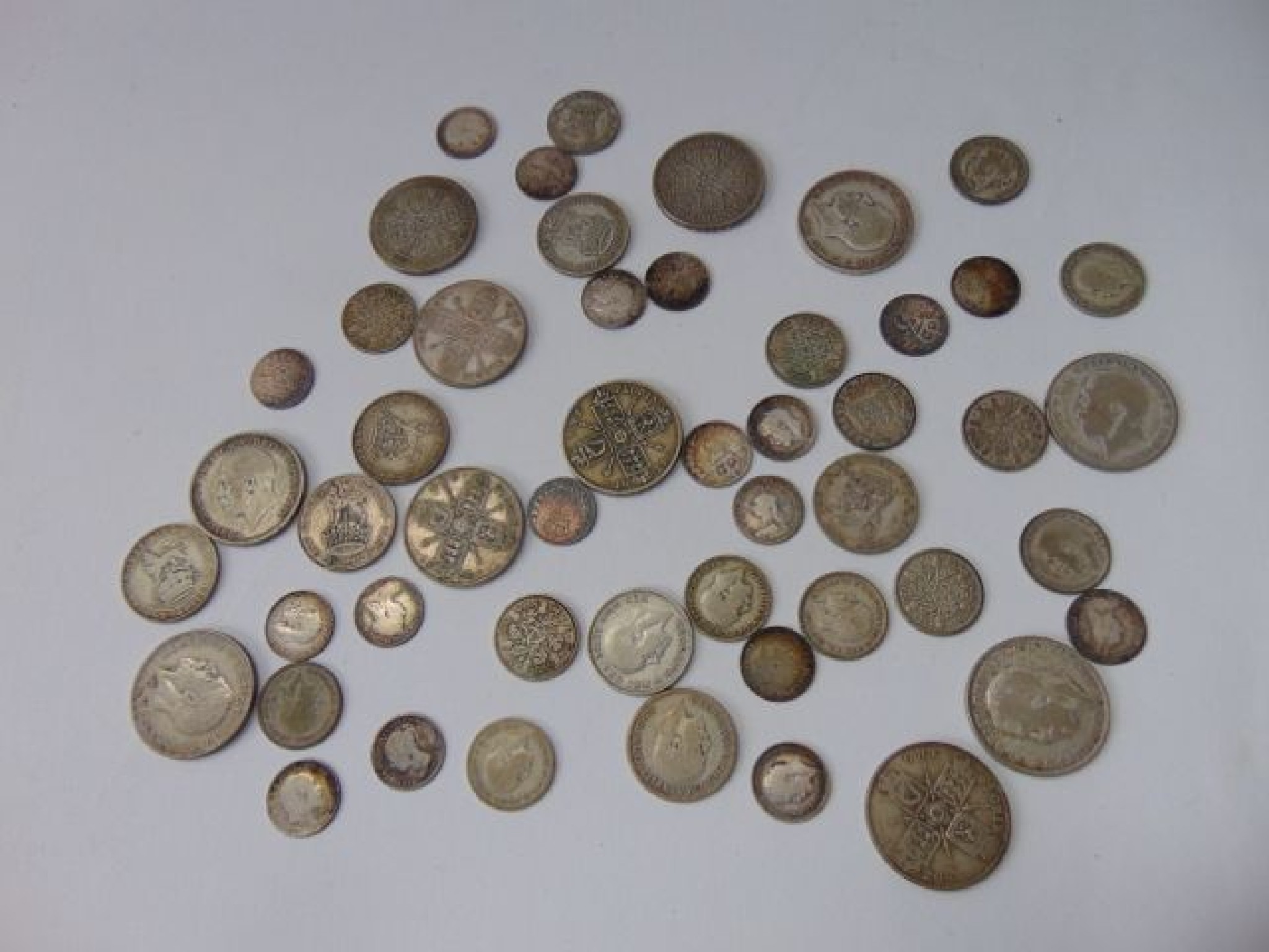 Appraisal: A collection of pre- silver coinage florins shillings D and