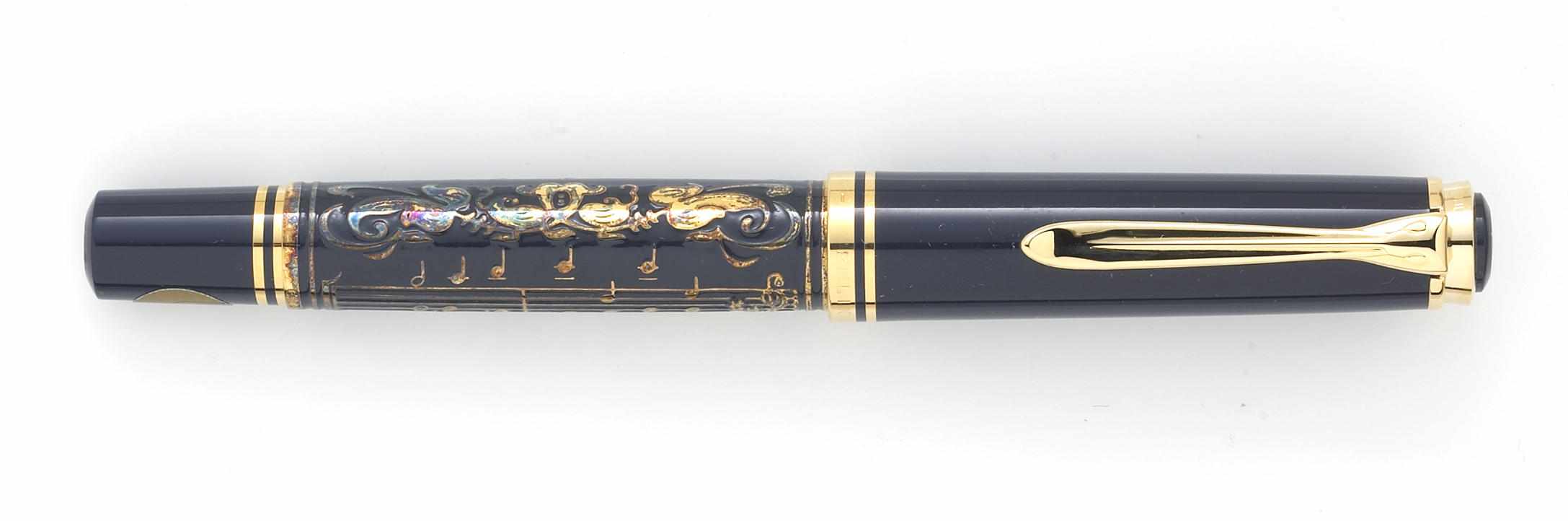 Appraisal: PELIKAN Concerto Limited Edition Fountain Pen Blue resin and vermeil