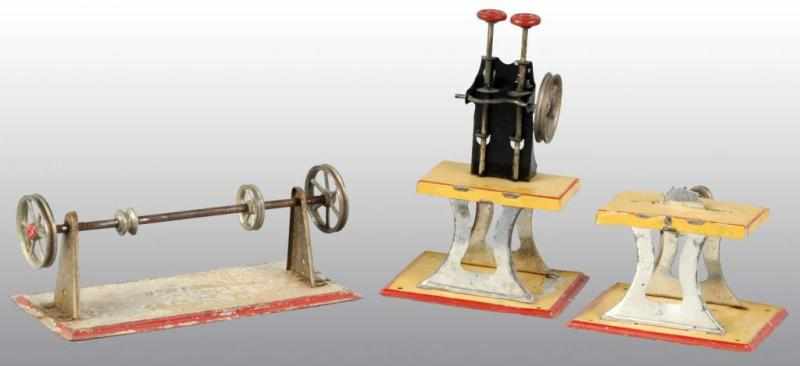 Appraisal: Lot of Weeden Steam Toy Accessories Description The stamp mill