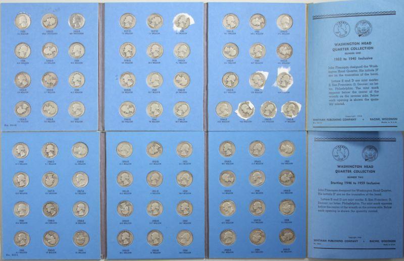 Appraisal: Complete Washington Quarter Set - G - XF includes -D