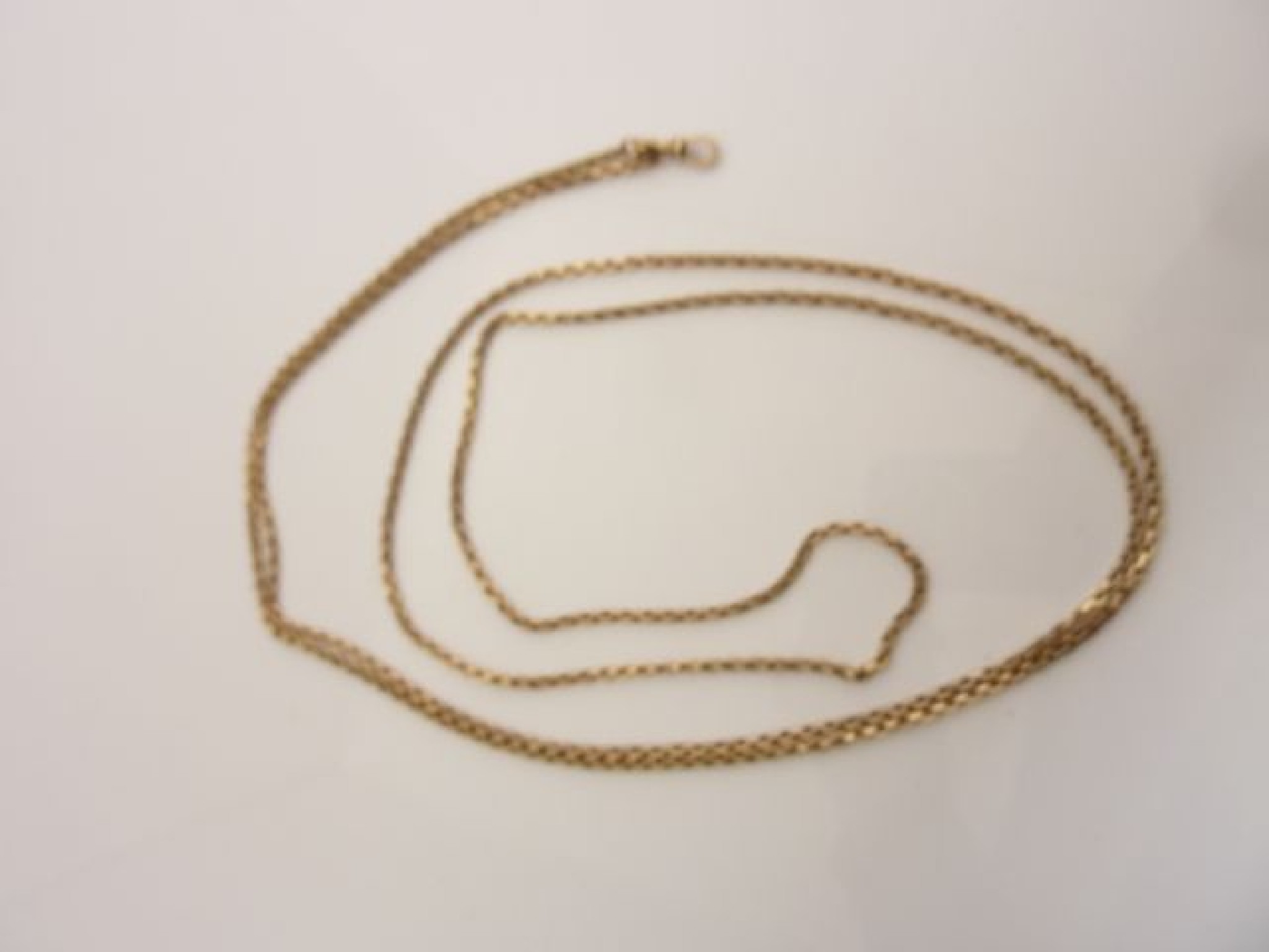 Appraisal: A ct gold watch chain curb-link g