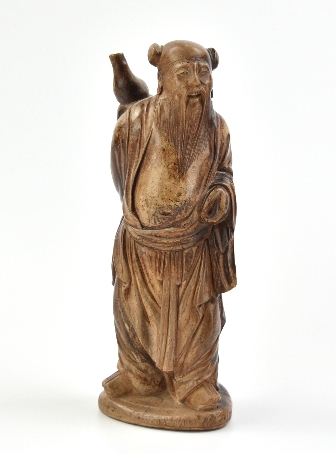 Appraisal: Chinese Qing Dynasty the standing deity dressed in long flowing