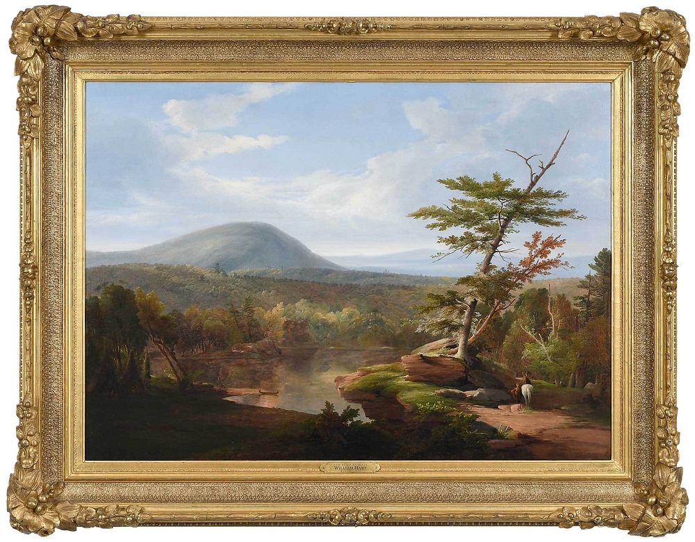 Appraisal: William Hart Scottish America - View of the Catskills signed