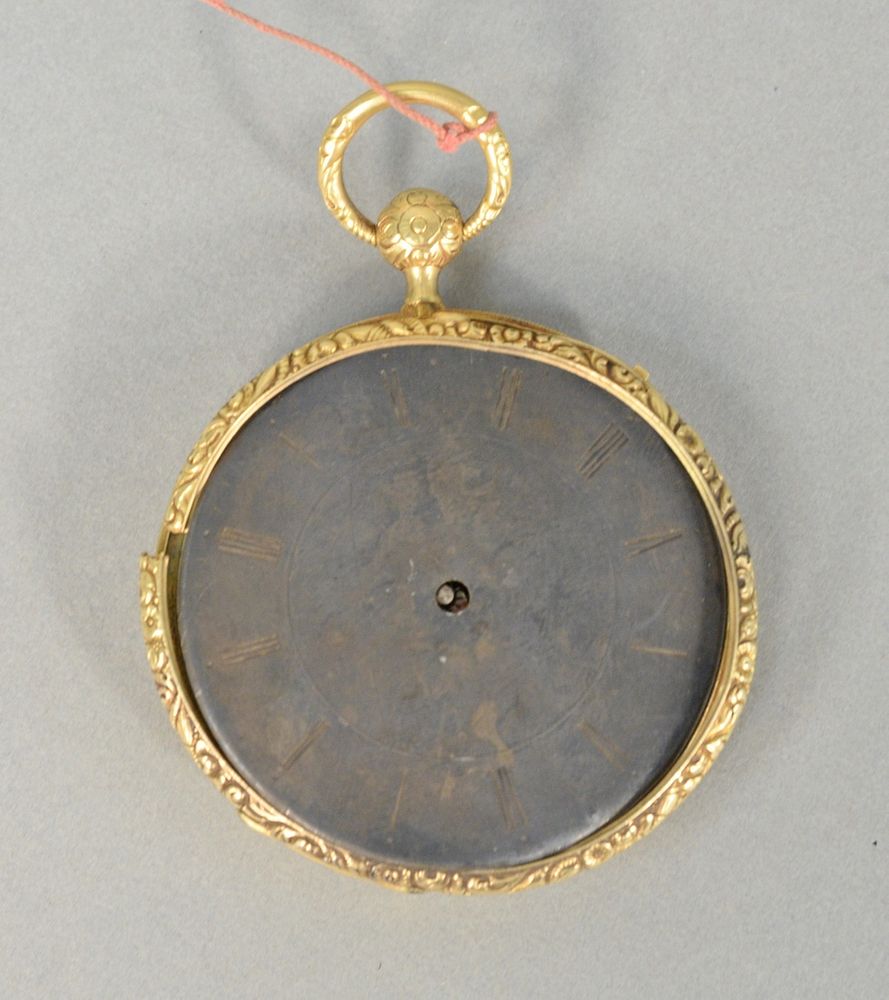 Appraisal: Pocket watch having gold case signed Breaver as is Pocket