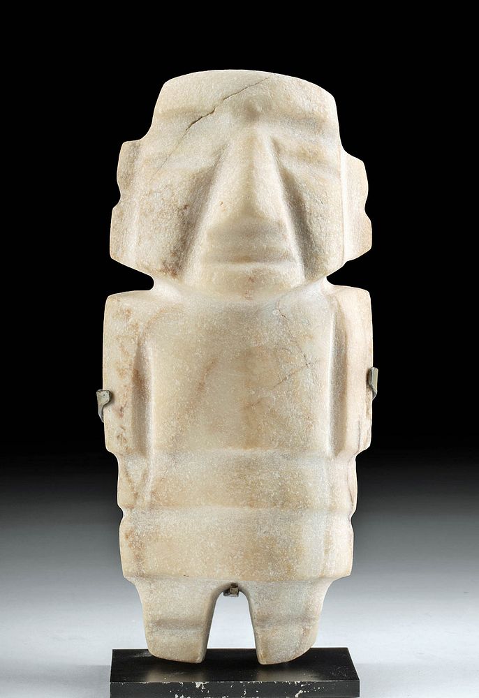 Appraisal: Guerrero Mezcala Stone Standing Figure Pre-Columbian Mexico Guerrero region Mezcala