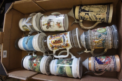 Appraisal: A collection of Large German Beer Steins