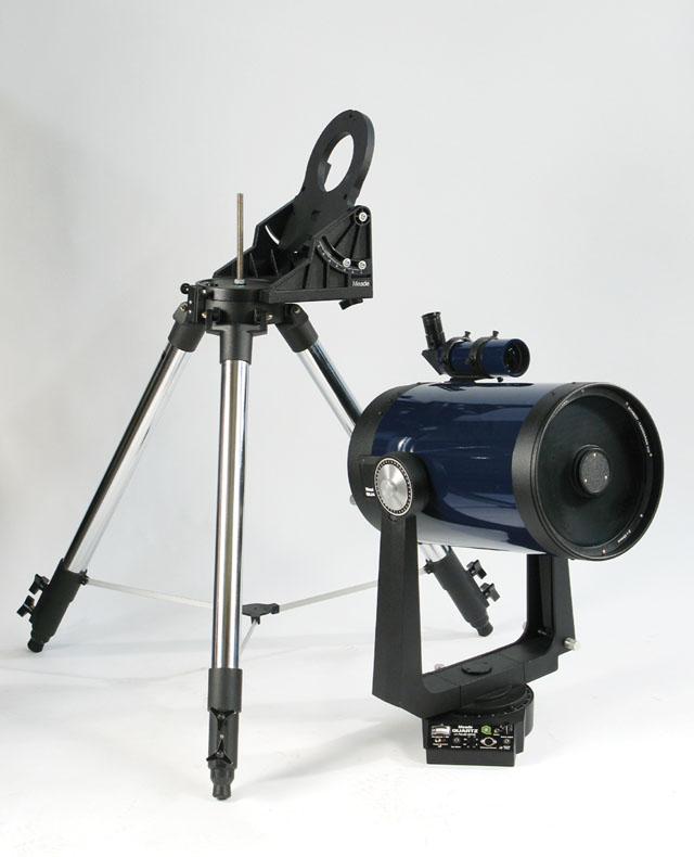 Appraisal: MEADE TELESCOPE WITH TRIPOD AND ACCESSORIES model LX f mm