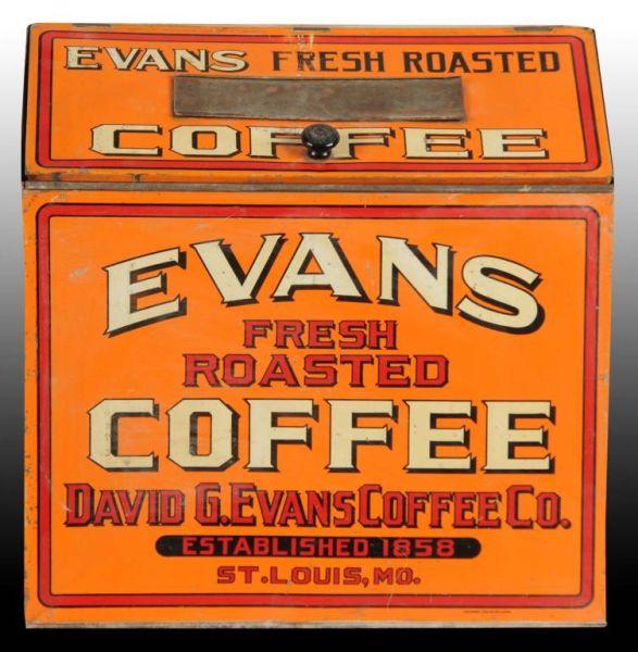 Appraisal: Large Country Store Evans Coffee Bin Description A few minor