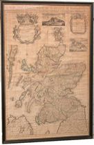 Appraisal: Map of Scotland or North Britain th Century A New