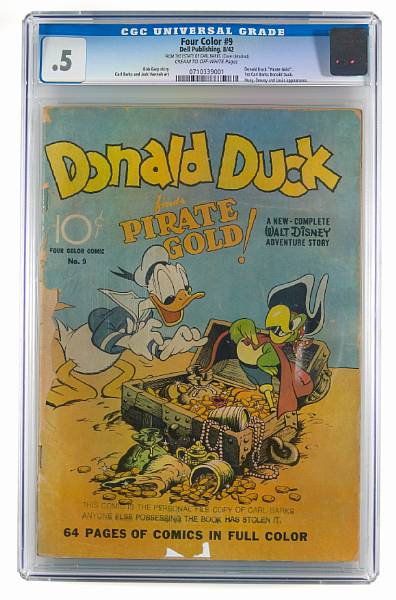 Appraisal: Carl Barks Private File Copy for Four Color Comic No